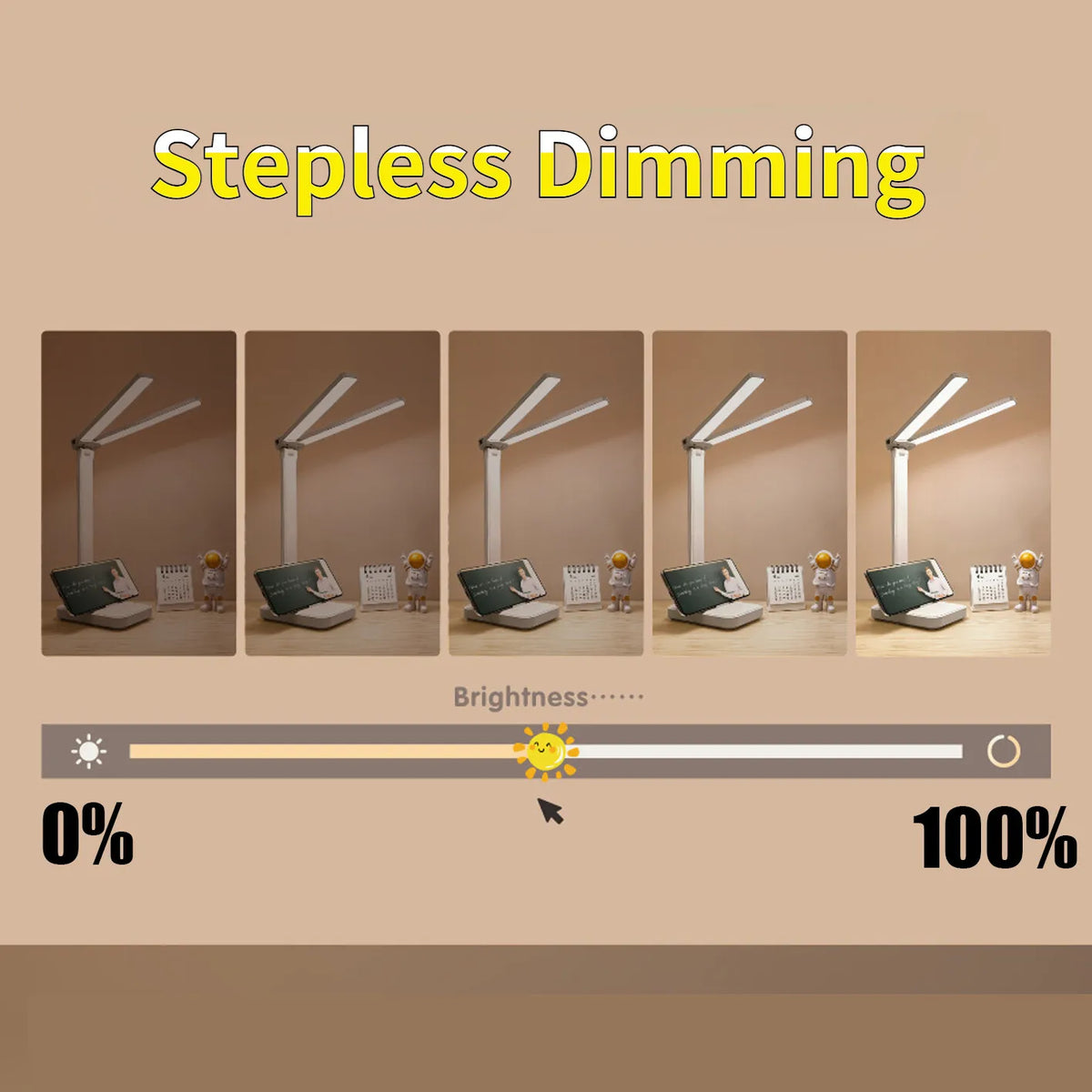 Lampe de table rechargeable tactile