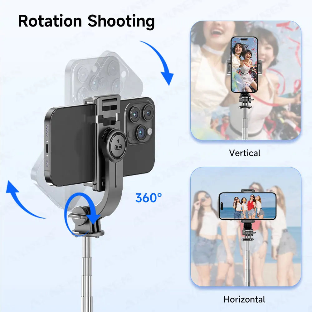Perche à selfie trépied avec télécommande