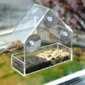 Mangeoire à oiseaux transparente pour fenêtre