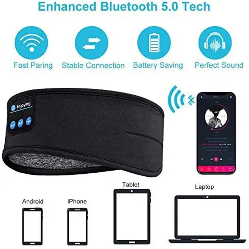 Bandeau de sommeil avec écouteurs Bluetooth