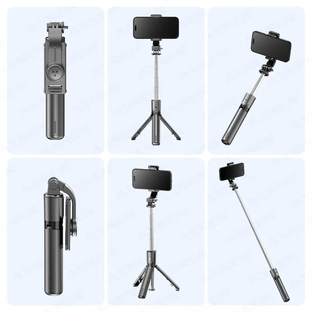 Perche à selfie trépied avec télécommande
