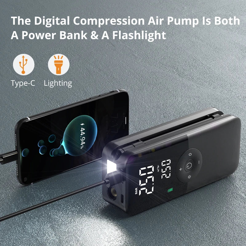 Gonfleur de pneus portable sans fil