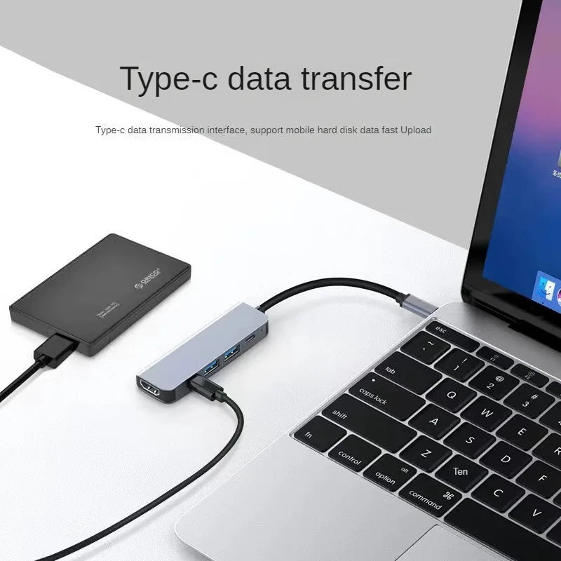 Hub USB-C 6 en 1 avec HDMI 4K