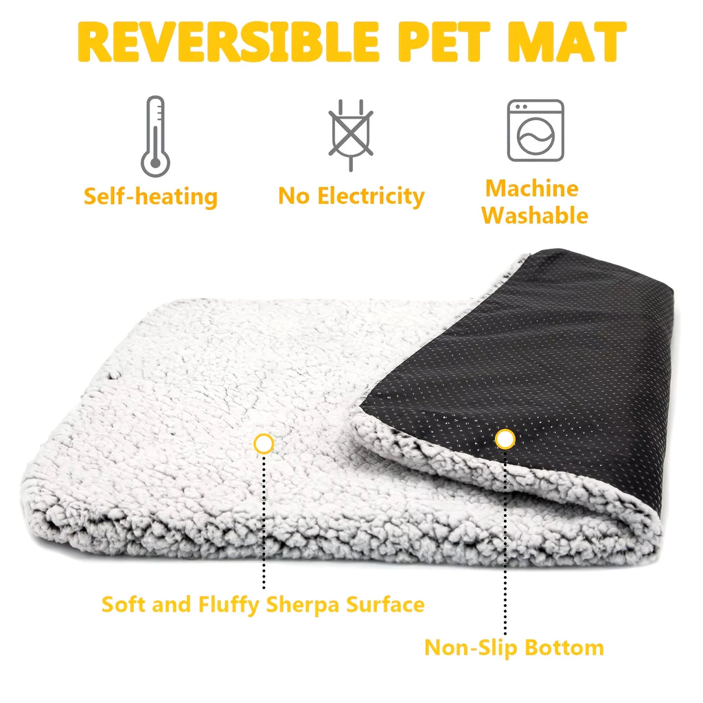 Coussin auto-chauffant pour chien et chat