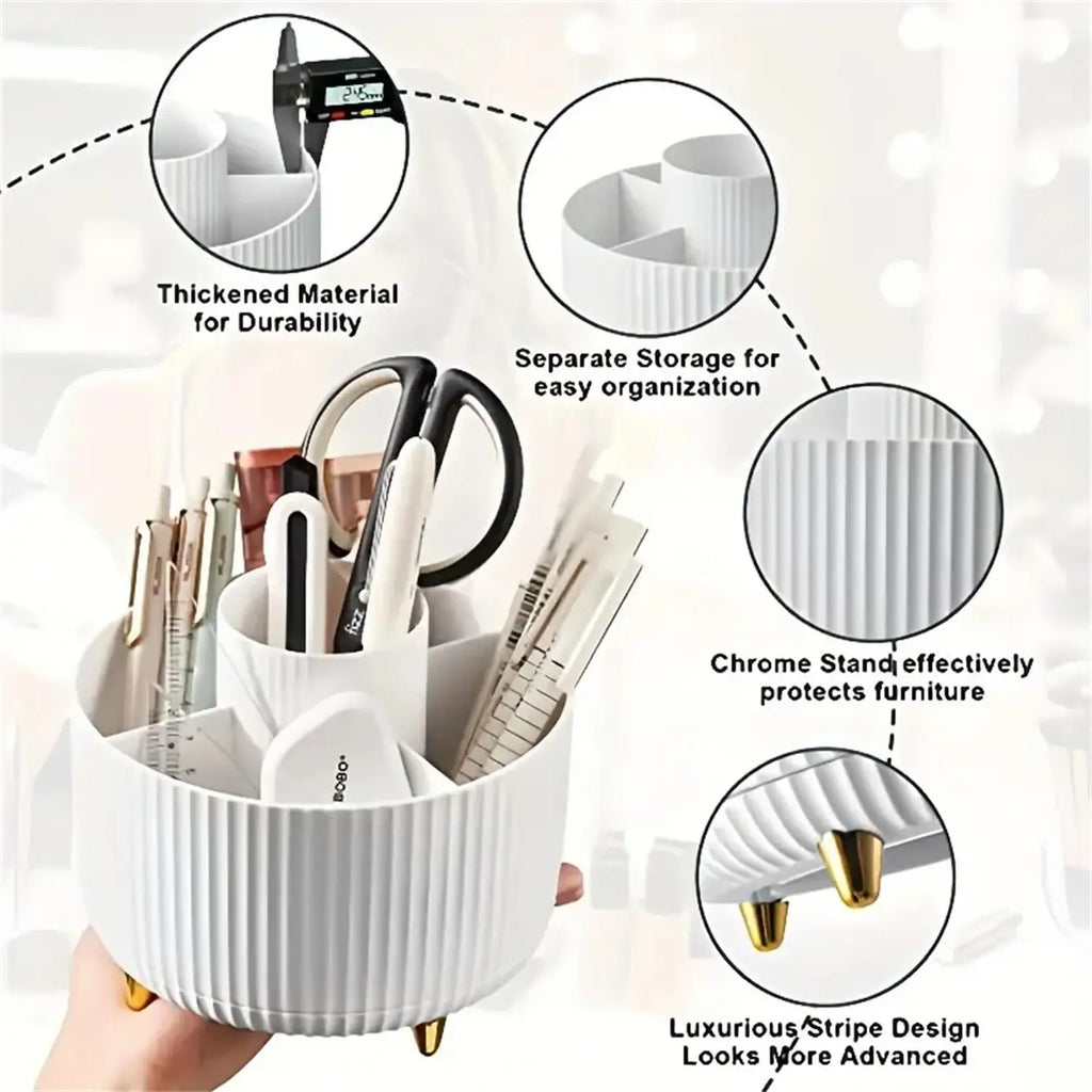 Organiseur rotatif pour maquillage