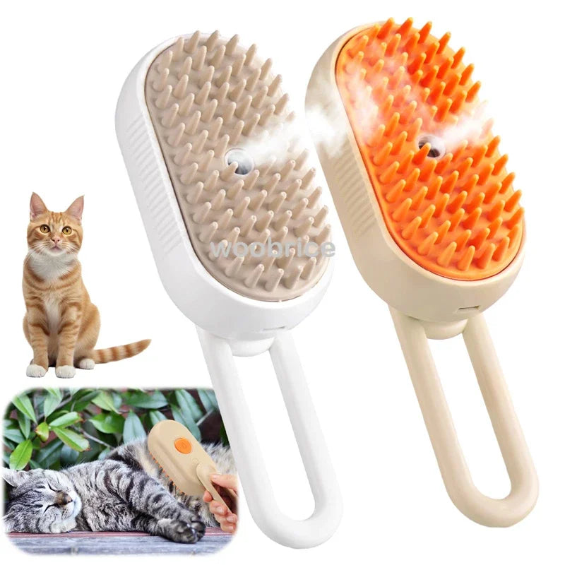 Brosse vapeur 3 en 1 pour chat et chien