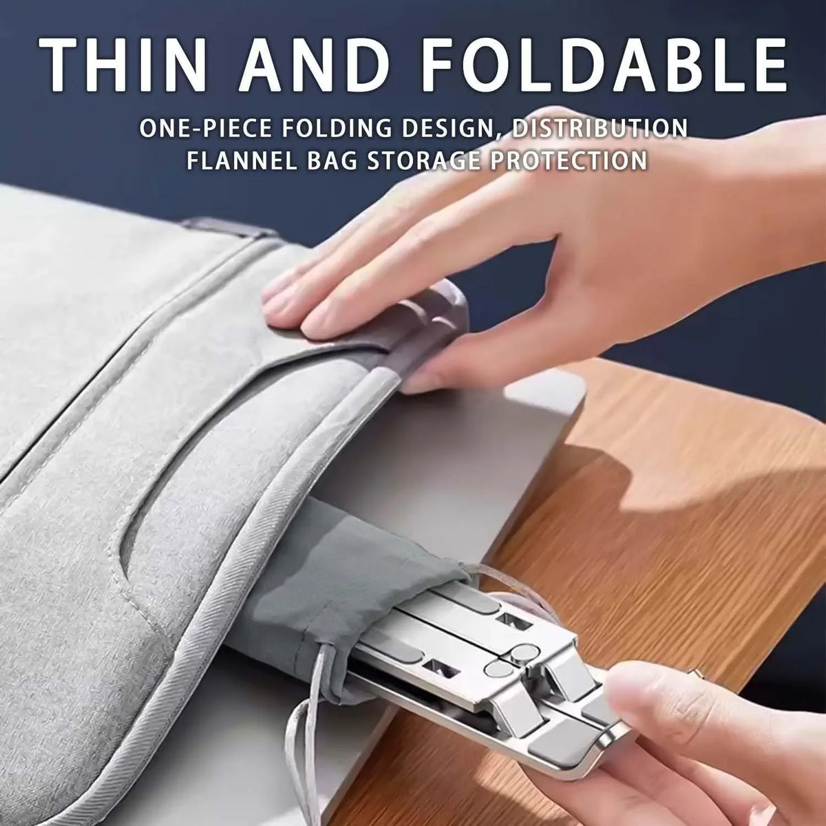 Support pliable pour ordinateur portable