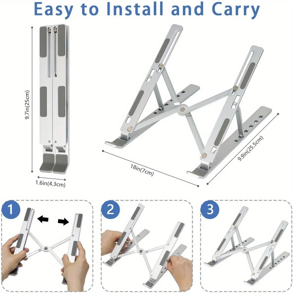 Support pliable pour ordinateur portable