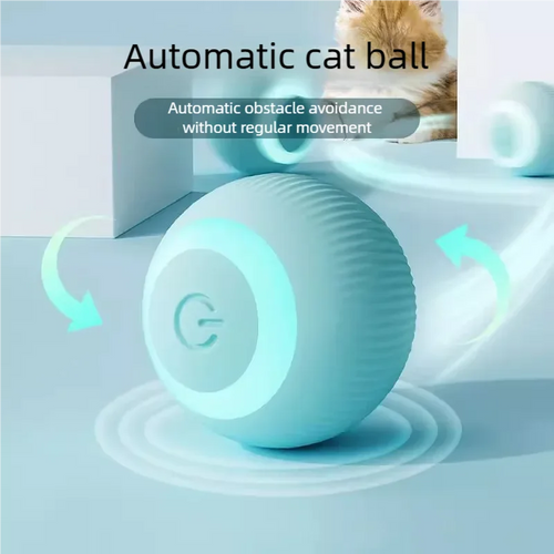 Balle roulante automatique pour chat