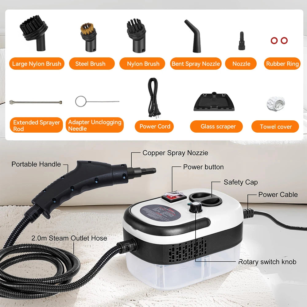 Nettoyeur vapeur à main 2500 W