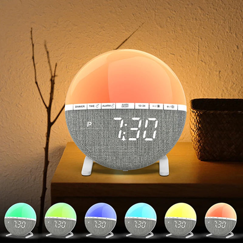 Réveil lumineux simulateur d'aube