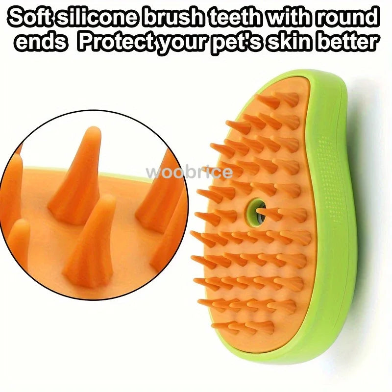 Brosse vapeur 3 en 1 pour chat et chien