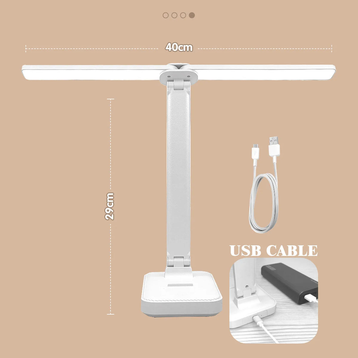 Lampe de table rechargeable tactile
