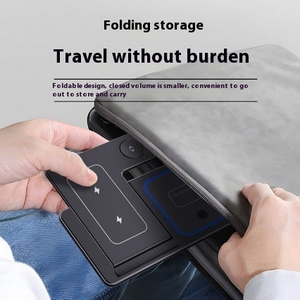 Station de charge sans fil 3 en 1 pliable