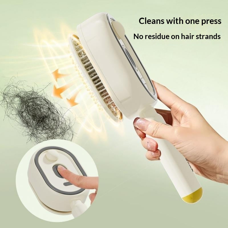 Brosse de massage du cuir chevelu à brume