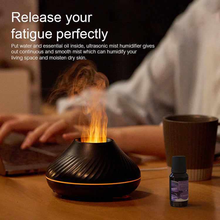 Humidificateur diffuseur effet flamme