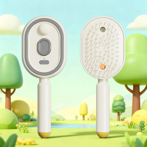 Brosse de massage du cuir chevelu à brume